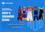 do custom jersey design, sublimation and esports jersey design